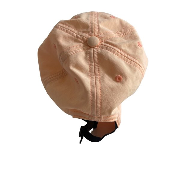 PINK by Victoria’s Secret women's fits most orange embroidered clip back hat - Picture 2 of 6